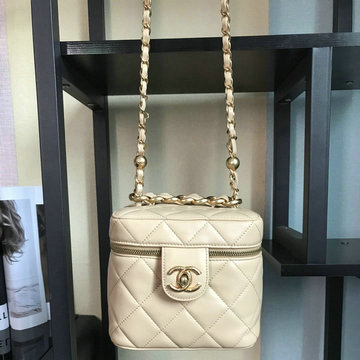 シャネル CHANEL JS-CH1268YQX　2022年最新入荷 ミニ ヴァニティー ケース スクエアバッグ 斜め掛け ショルダーバッグ クロスボディバッグ 化粧箱 レディースかばん