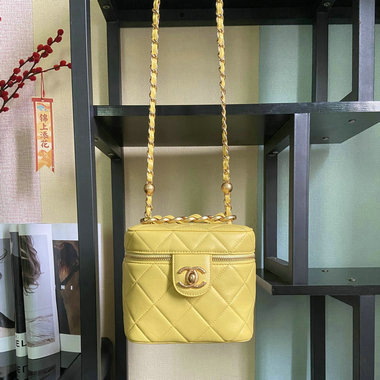シャネル CHANEL JS-CH1268YYL　2022年最新入荷 ミニ ヴァニティー ケース スクエアバッグ 斜め掛け ショルダーバッグ クロスボディバッグ 化粧箱 レディースかばん