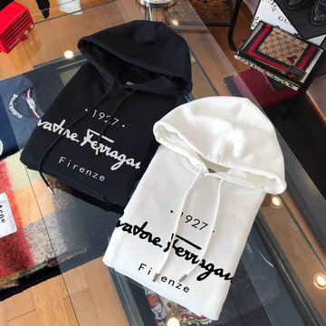 サルヴァトーレ フェラガモ FERRAGAMO MS-WYFL22001　2022年春夏最新入荷 パーカー ロングスリーブ フーディー スェット トップス 長袖 クルーネック カジュアル