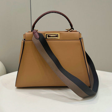 フェンディ FENDI 168-FD2125MPX　2022年最新入荷 ピーカブー トートバッグ トップハンドルバッグ ハンドバッグ 2way 肩掛け ショルダーバッグ クロスボディバッグ