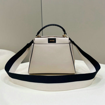フェンディ FENDI 168-FD2125SPS　2022年最新入荷 ピーカブー トートバッグ トップハンドルバッグ ハンドバッグ 2way 肩掛け ショルダーバッグ クロスボディバッグ