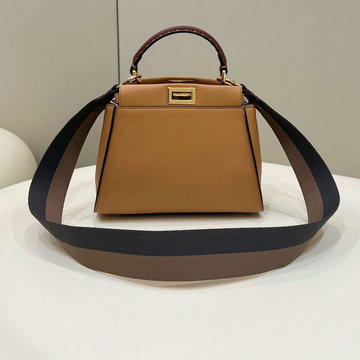 フェンディ FENDI 168-FD2125SPX　2022年最新入荷 ピーカブー トートバッグ トップハンドルバッグ ハンドバッグ 2way 肩掛け ショルダーバッグ クロスボディバッグ