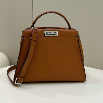 フェンディ FENDI 168-FD2311LJT　2022年最新入荷 ピーカブー トートバッグ トップハンドルバッグ ハンドバッグ 2way 斜め掛け ショルダーバッグ クロスボディバッグ