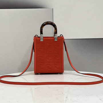フェンディ FENDI 168-FD8527RD　2022年最新入荷 トップハンドルバッグ ハンドバッグ トートバッグ 2way 斜め掛け ショルダーバッグ クロスボディバッグ