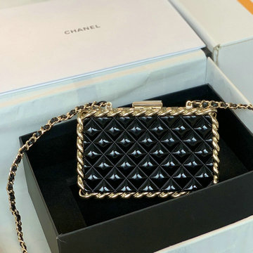 シャネル CHANEL CC-CH3014BK　2022年最新入荷 ミニ イヴニング バッグ ミニ 斜め掛け ショルダーバッグ クロスボディバッグ レディースかばん プレキシ