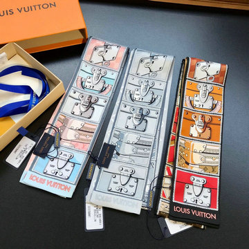 ルイヴィトン LOUISVUITTON AN-FDLV22003　2022年最新入荷 バンドー クロワジヨン M77453 マフラー インクジェット プリント