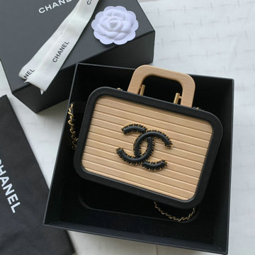 シャネル CHANEL CC-CH2928D　2022年最新入荷 ヴァニティー ケース スクエアバッグ 斜め掛け ショルダーバッグ クロスボディバッグ 化粧箱 レディースかばん