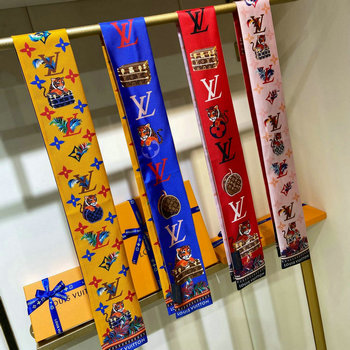 商品名称：ルイヴィトン LOUISVUITTON AN-FDLV22009　2022年最新入荷 バンドー プレシャスタイガー M77327 M77326 マフラー インクジェット プリント