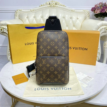 ルイヴィトン LOUISVUITTON 057-M45897　2022年最新入荷 アヴェニュー スリングバッグ ウェストバッグ ベルトバッグ チェストバッグ モノグラム マカサー キャンバス