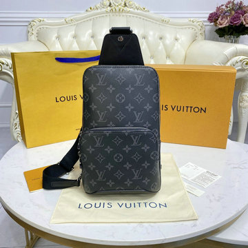 商品名称：ルイヴィトン LOUISVUITTON 057-M41718K　2022年最新入荷 アヴェニュー スリングバッグ ウェストバッグ ベルトバッグ チェストバッグ モノグラム エクリプス キャンバス