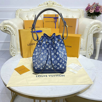 ルイヴィトン LOUISVUITTON 057-M59606　2022年最新入荷 プチ ノエ バゲットバッグ ショルダーバッグ ドローストリングバッグ クロスボディバッグ モノグラムキャンパス