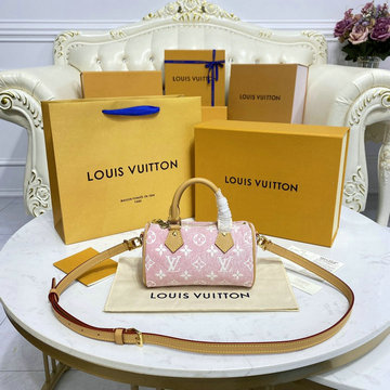 商品名称：ルイヴィトン LOUISVUITTON 057-M81213H　2022年最新入荷 ナノ スピーディ ボストンバッグ トートバッグ 斜め掛け ショルダーバッグ クロスボディバッグ