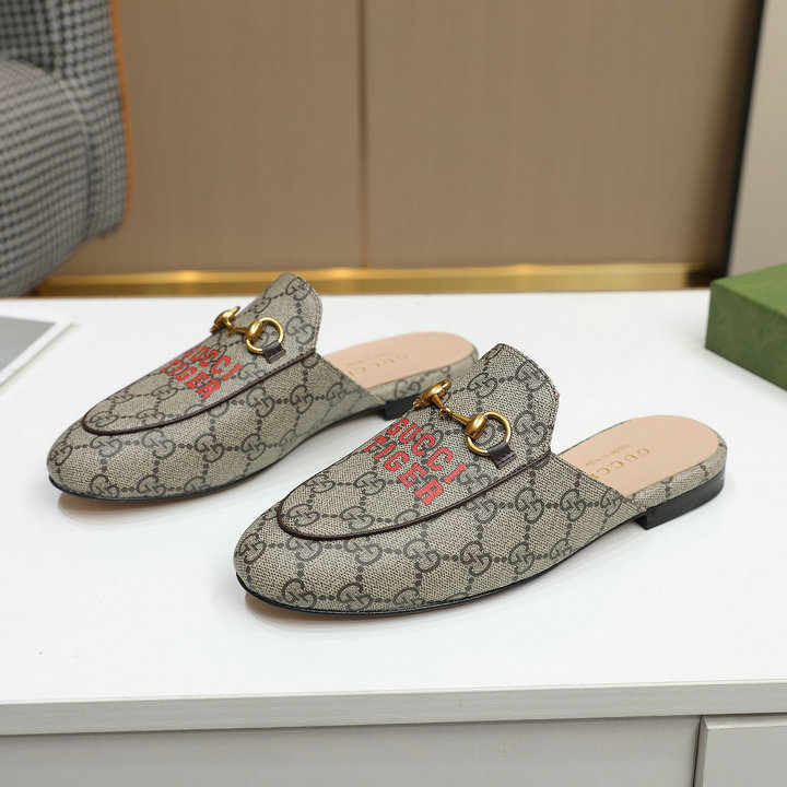 グッチ GUCCI 26-GGJ22022H　2022年夏最新入荷 プリンスタウン ウィメンズ スリッパ ホースビット付き サマーサンダル ぺたんこミュール レディースシューズ