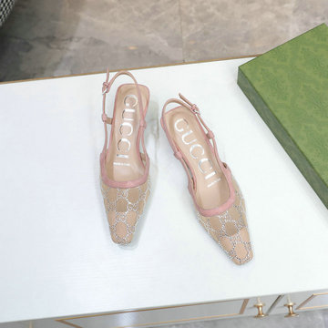 グッチ GUCCI 26-GGJ22028T　2022年夏最新入荷 ウィメンズ GGスリングバック パンプス ローヒールシューズ ピンヒール レディースシューズ 靴