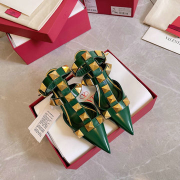 商品名称：ヴァレンティノ Valentino 26-VTJ22008DGL　2022年最新入荷 ローマンスタッズ パンプス ローヒール サンダル ピンヒール とんがりトウ レディースシューズ 靴