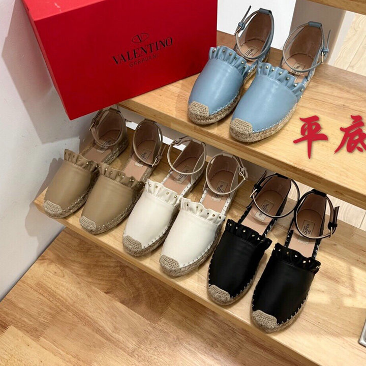 ヴァレンティノ Valentino 26-VTJ22015　2022年最新入荷 スリングバック サンダル フラットシューズ 厚底 レディースシューズ ビーチサンダル