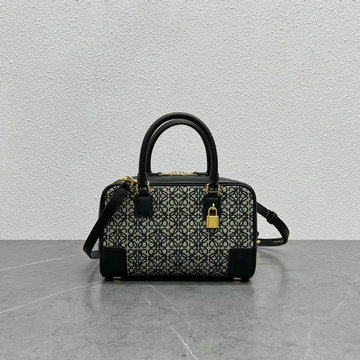 ロエベ LOEWE ZZ-LE0390BZBK　2022年最新入荷 アマソナ24 バッグ トートバッグ 斜め掛け ショルダーバッグ クロスボディバッグ ジャカード カーフレザー