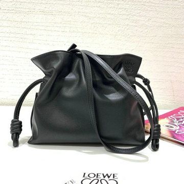 ロエベ LOEWE ZZ-LE41113PBK　2022年最新入荷 flamenco ドローストリングバッグ 手持ちかばん クラッチバッグ ポーチ ハンドバッグ 肩掛け ショルダーバッグ