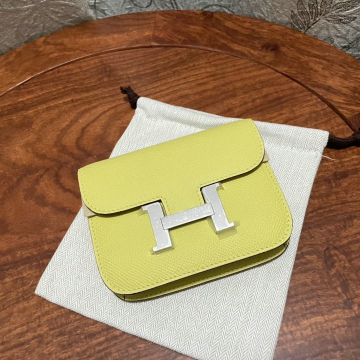 商品名称：エルメスHERMES 063-H1081SYNY　2022最新入荷 コンスタンス スリム ミニ ポケット ウェストバッグ 斜め掛け ショルダーバッグ クロスボディバッグ レディースかばん