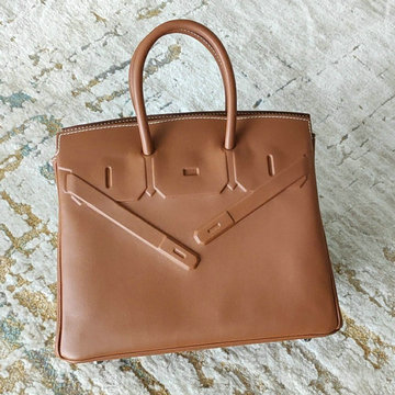 エルメスHERMES 063-HBK25HBQSK　2022最新入荷 シャドーバーキン 25 トップハンドルバッグ トートバッグ ハンドバッグ レディースかばん Barenia革