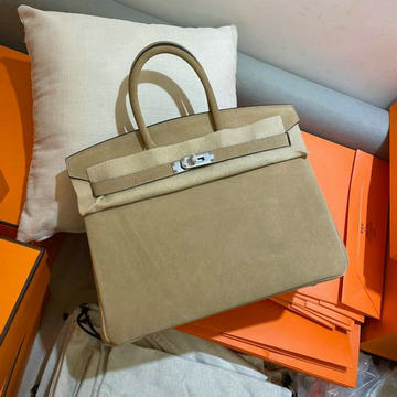 エルメス HERMES 063-HBK25JPYNC　2022年最新入荷 バーキン 25 トップハンドルバッグ トートバッグ ハンドバッグ レディースかばん スエード