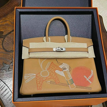 エルメス HERMES 063-HBK25SFTYJZ　2022年最新入荷 バーキン 25 トップハンドルバッグ トートバッグ ハンドバッグ レディースかばん swift革