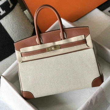 エルメスHERMES 063-HBK35BPJJH　2022最新入荷 バーキン 25 トップハンドルバッグ トートバッグ ハンドバッグ レディースかばん キャンパス SWIFT革