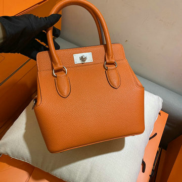 エルメスHERMES 063-HEB020YCS　2022最新入荷 ツールボックス トップハンドルバッグ トートバッグ ハンドバッグ 2way ショルダーバッグ