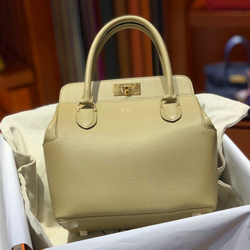 エルメスHERMES 063-HEB020JFH　2022最新入荷 ツールボックス トップハンドルバッグ トートバッグ ハンドバッグ 2way ショルダーバッグ