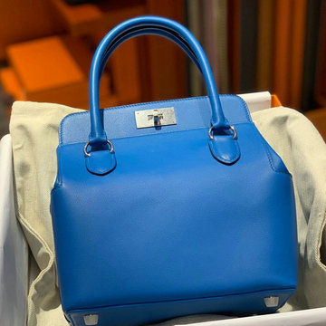 エルメスHERMES 063-HEB020YTL　2022最新入荷 ツールボックス トップハンドルバッグ トートバッグ ハンドバッグ 2way ショルダーバッグ