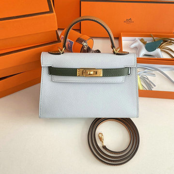 エルメス HERMES 063-HKL19SPJBM　2022年最新入荷 ミニ ケリー トップハンドルバッグ トートバッグ ハンドバッグ 2way 斜め掛け ショルダーバッグ