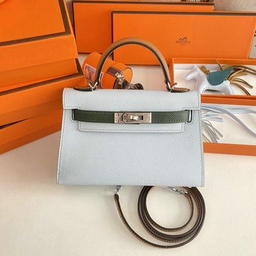 エルメス HERMES 063-HKL19SPYBM　2022年最新入荷 ミニ ケリー トップハンドルバッグ トートバッグ ハンドバッグ 2way 斜め掛け ショルダーバッグ