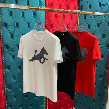 商品名称：エルメス HERMES MS-TDHE22001　2022年春夏最新入荷 Tシャツ ショートスリーブ スウェットシャツ 短袖 クルーネック トップス レジャーシャツ 男女兼用