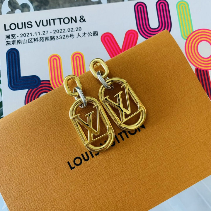 商品名称：ルイヴィトン LOUISVUITTON 057-M00603　2022年最新入荷 ブックル ドレイユ エブリデイ チェーンLV ピアス LVイニシャル アクセサリー ジェリー
