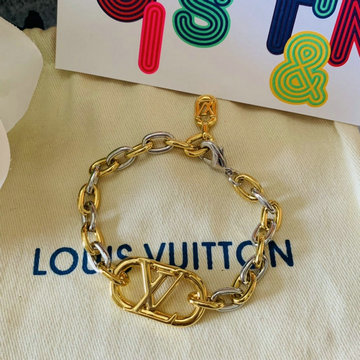 ルイヴィトン LOUISVUITTON 057-M00622　2022年最新入荷 ブラスレ エブリデイ チェーンLV ブレスレット クラスプにLV チャーム アクセサリー ジェリー