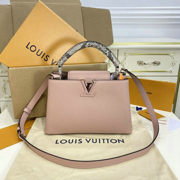 ルイヴィトン LOUISVUITTON 057-N92042　2022年最新入荷 カプシーヌ ハンドバッグ トートバッグ 2way 斜め掛け ショルダーバッグ クロスボディバッグ トリヨンレザー