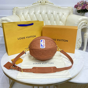 ルイヴィトン LOUISVUITTON 057-M57974　2022年最新入荷 LVxNBA ボール イン バスケットバッグ 斜め掛け ショルダーバッグ クロスボディバッグ