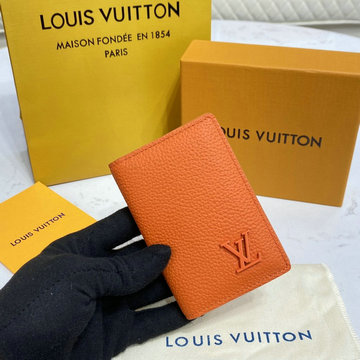 ルイヴィトン LOUISVUITTON 057-M81028　2022年最新入荷 オーガナイザー ドゥ ポッシュ パスポートケース カードケース アエログラム レザー