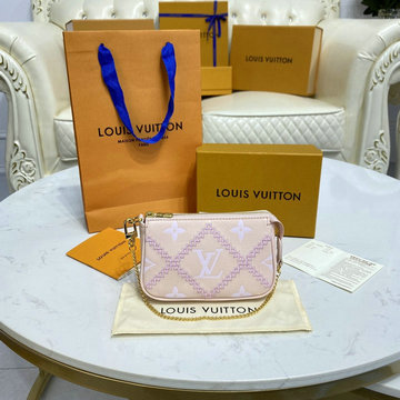 ルイヴィトン LOUISVUITTON 057-M81140　2022年最新入荷 ミニ ポシェット アクセソワール ポーチ クラッチバッグ チェーンバッグ