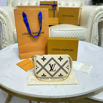 ルイヴィトン LOUISVUITTON 057-M81140B　2022年最新入荷 ミニ ポシェット アクセソワール ポーチ クラッチバッグ チェーンバッグ
