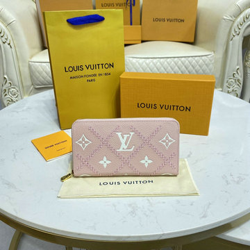 ルイヴィトン LOUISVUITTON 057-M81138　2022年最新入荷 ジッピー ウォレット ファスナー長財布 ロングウォレット カードケース 札入れ モノグラム アンプラント