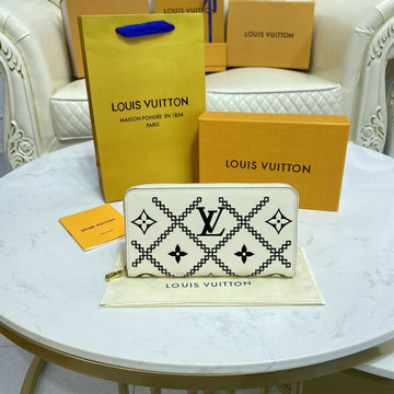 ルイヴィトン LOUISVUITTON 057-M81141　2022年最新入荷 ジッピー ウォレット ファスナー長財布 ロングウォレット カードケース 札入れ モノグラム アンプラント