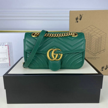 グッチ GUCCI 057-GG446744QGL　2022年最新入荷 GGマーモント スモール 斜め掛け ショルダーバッグ クロスボディバッグ レディースかばん カーフレザー