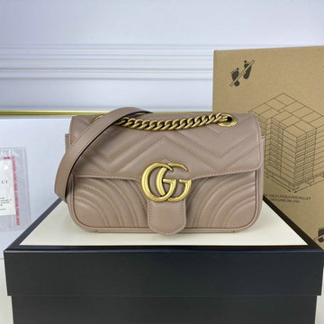 グッチ GUCCI 057-GG446744QNC　2022年最新入荷 GGマーモント スモール 斜め掛け ショルダーバッグ クロスボディバッグ レディースかばん カーフレザー