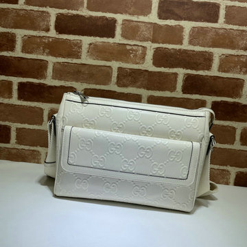 商品名称：グッチ GUCCI 057-GG658565BS　2022年最新入荷 GGエンボス メッセンジャーバッグ 斜め掛け ショルダーバッグ スクエアバッグ メンズかばん