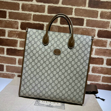 グッチ GUCCI 057-GG674155BKF　2022年最新入荷 インターロッキングG ミディアム トートバッグ ハンドバッグ トップハンドルバッグ ブリーフケース キャンパス