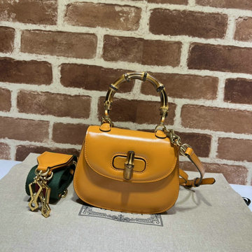 グッチ GUCCI 057-GG686864PYL　2022年最新入荷 バンブー ミニ トップハンドルバッグ トートバッグ ハンドバッグ 2way 斜め掛け ショルダーバッグ クロスボディバッグ