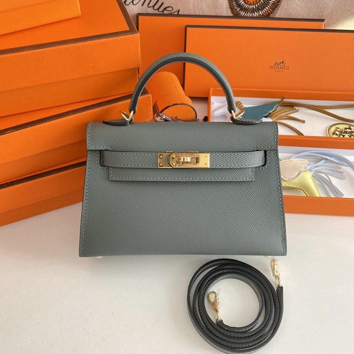 商品名称：エルメス HERMES 063-HKL19SQJXG　2022年最新入荷 ミニ ケリー トップハンドルバッグ トートバッグ ハンドバッグ 2way 斜め掛け ショルダーバッグ
