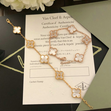 ヴァン クリーフ アーペル Van Cleef Arpels YXBL-SZVA22006　2022年最新入荷 ヴィンテージ アルハンブラ ブレスレット チェーン 5モチーフ アクセサリー ジュエリー