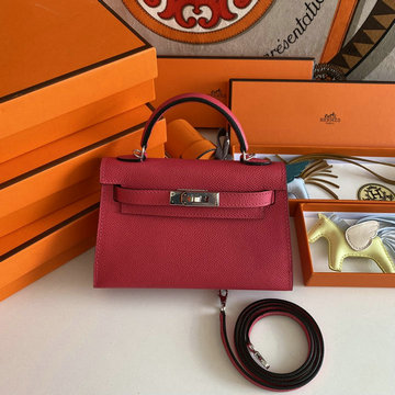 商品名称：エルメス HERMES 063-HKL19SQYJF　2022年最新入荷 ミニ ケリー トップハンドルバッグ トートバッグ ハンドバッグ 2way 斜め掛け ショルダーバッグ